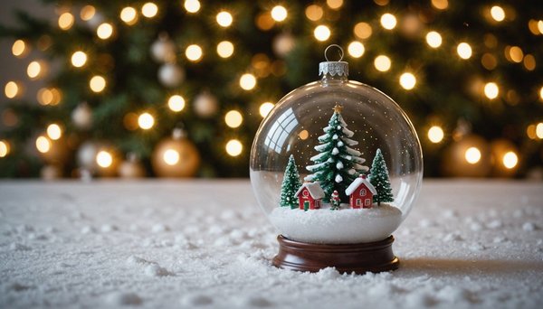 Éveillez la magie : décoration de noël avec neige artificielle